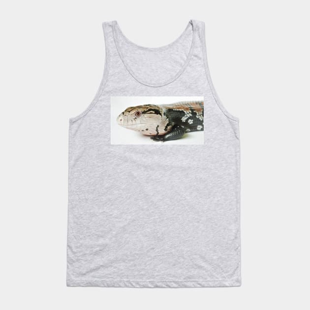 Halmahera Blue-Tongued Skink Tank Top by gigas